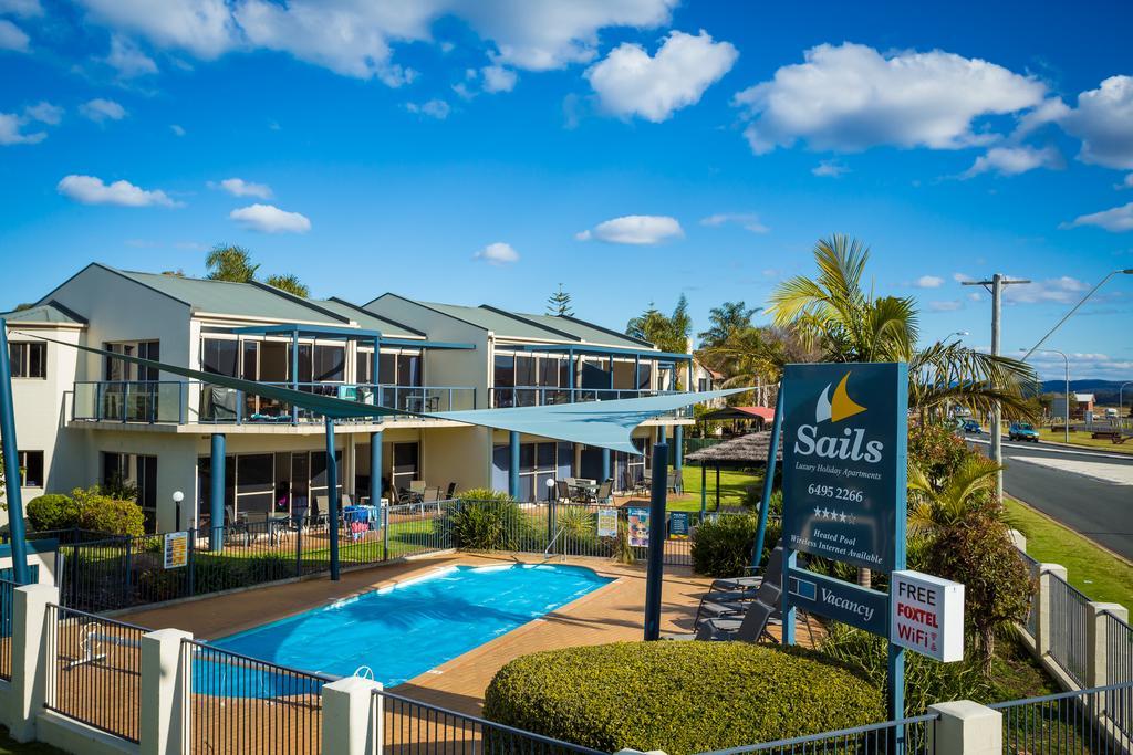 Sails Luxury Apartments Merimbula Exteriör bild