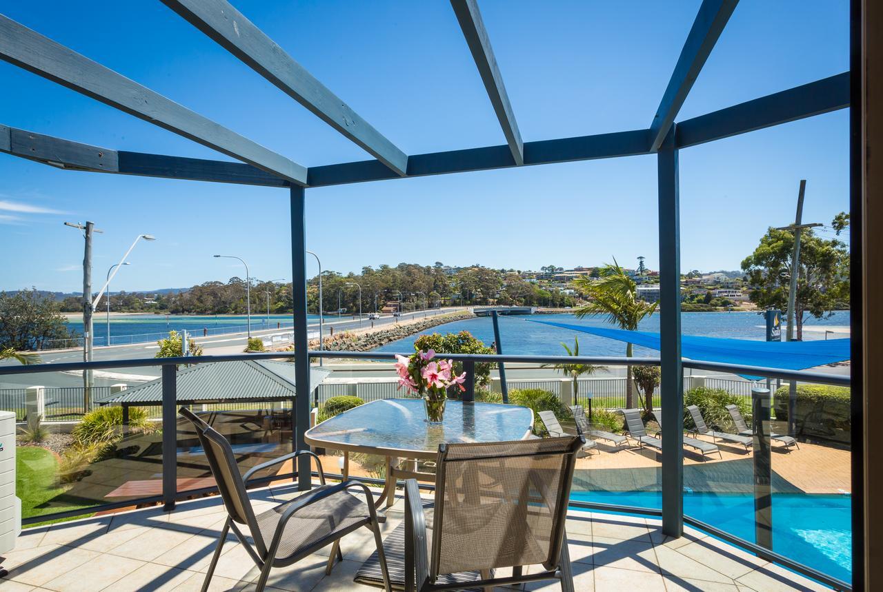 Sails Luxury Apartments Merimbula Exteriör bild
