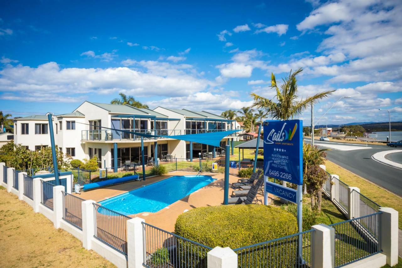 Sails Luxury Apartments Merimbula Exteriör bild